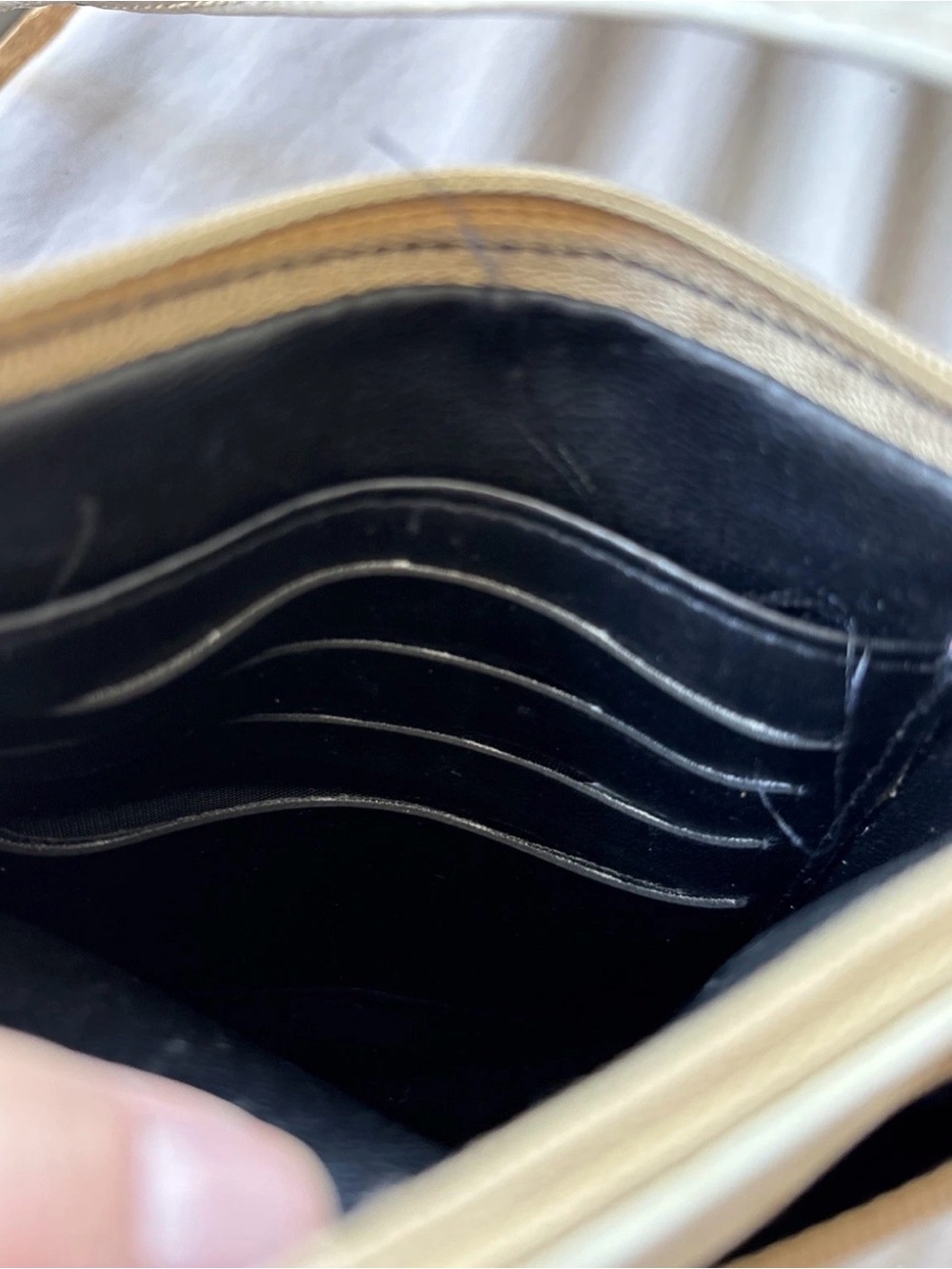 Vintage Bottega Fiorentina Italy Ostrich Leather Mini Crossbody Bag With Tassel - Picture 10 of 13